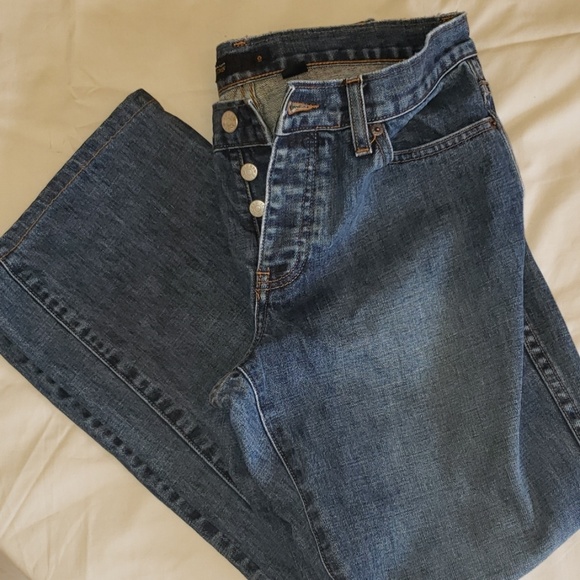 J. Crew Denim - J. CREW  cropped button fly jeans sz 8 , 28/27